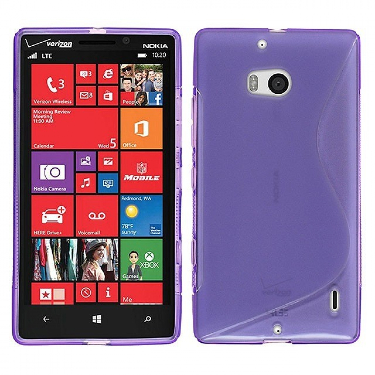 CASEONLINE S-Line Violett, Backcover, Multicolor - Lumia Nokia, 930