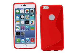 CASEONLINE S-Line - Rot, Backcover, Apple, iPhone 8, Multicolor