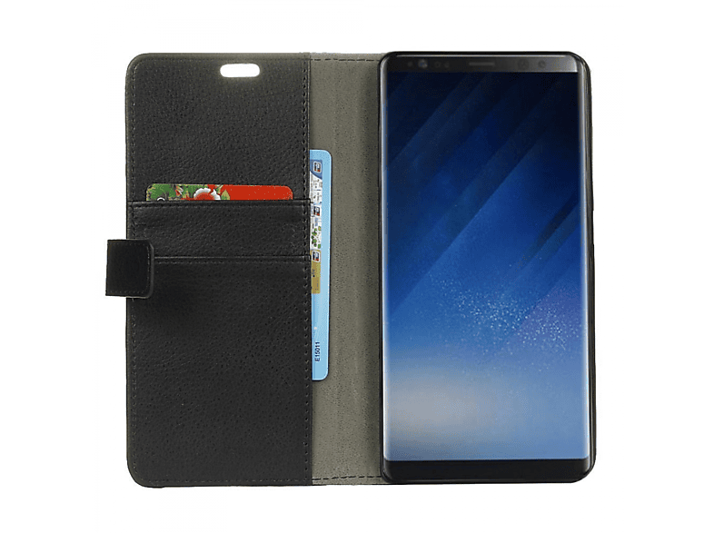 Samsung, Bookcover, Galaxy Multicolor Schwarz, CASEONLINE Note 8, Klappbare -