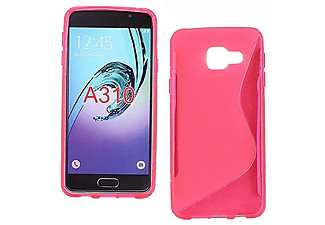 CASEONLINE S-Line - Pink, Backcover, Samsung, Galaxy A3 (2016), Multicolor