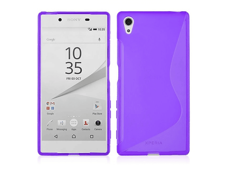 CASEONLINE S-Line - Lila, Xperia Backcover, Sony, Multicolor Z5