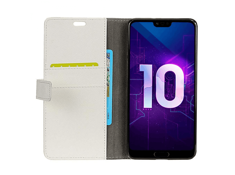 Huawei, - Bookcover, Weiß, Klappbare Honor 10, Multicolor CASEONLINE