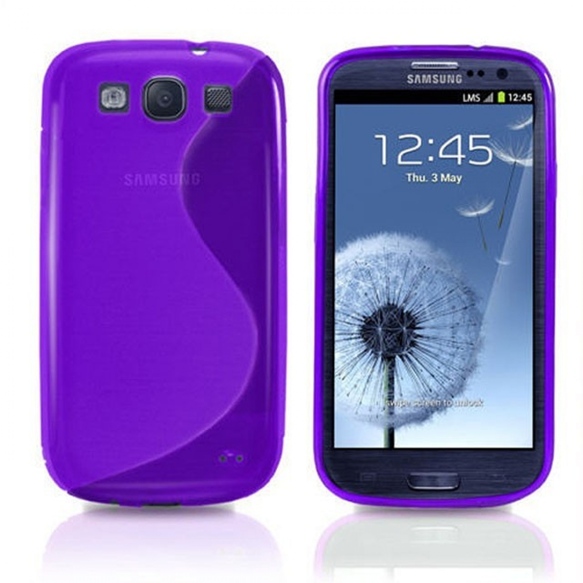 Galaxy Samsung, CASEONLINE Lila, - Multicolor S3, Backcover, S-Line
