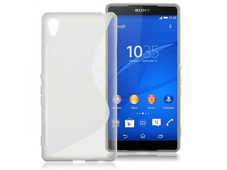 CASEONLINE S-Line - Transparent, Backcover, Sony, Xperia Z5 Premium, Multicolor