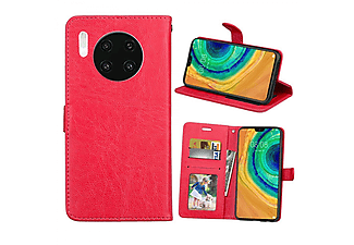 CASEONLINE Klappbare - Rot, Bookcover, Huawei, Mate 30 Pro, Rot