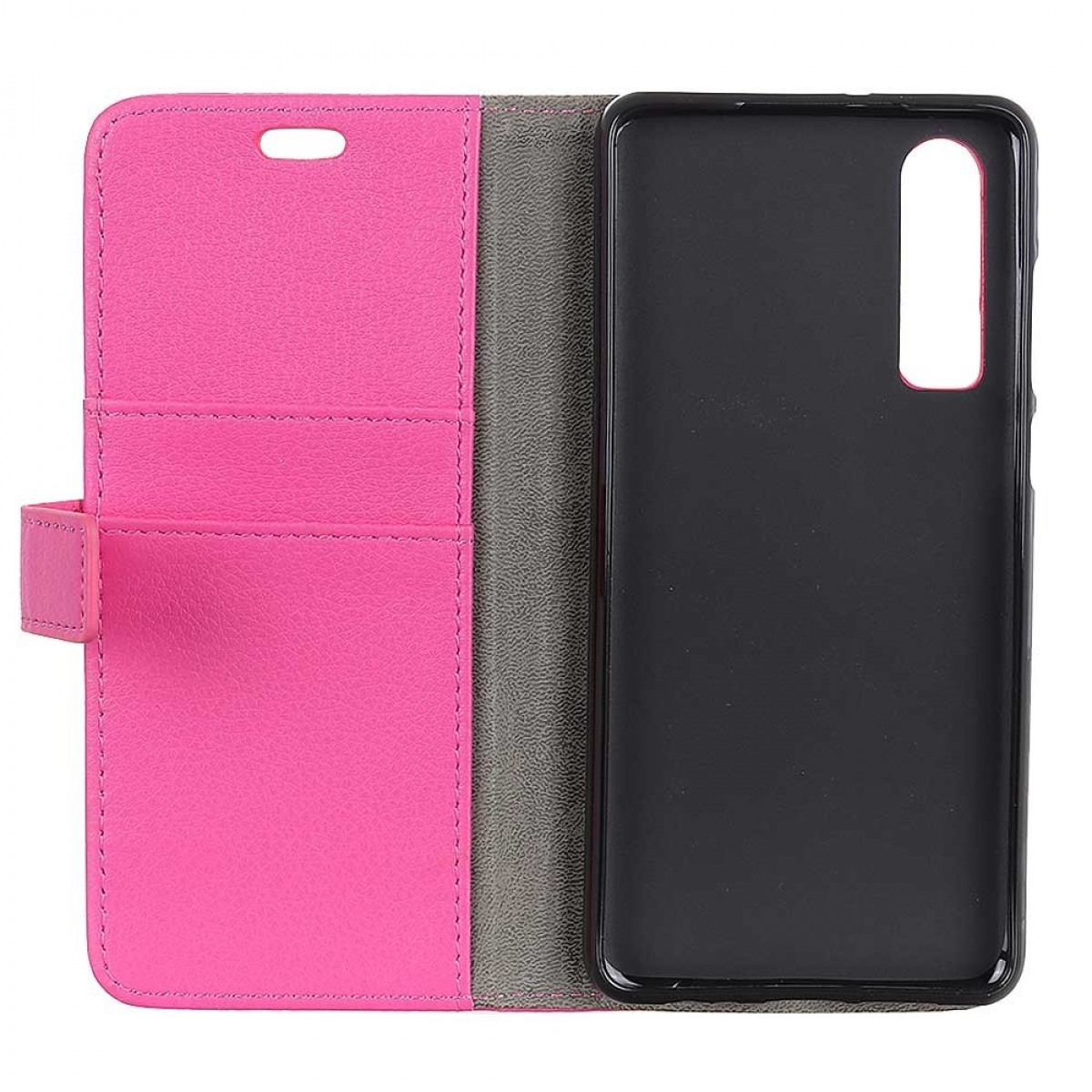 CASEONLINE Klappbare - Bookcover, Huawei, P30, Pink, Multicolor