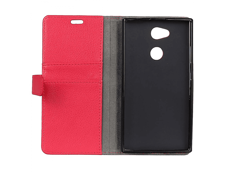 - Sony, L2, CASEONLINE Rot Xperia Bookcover, Rot, Klappbare