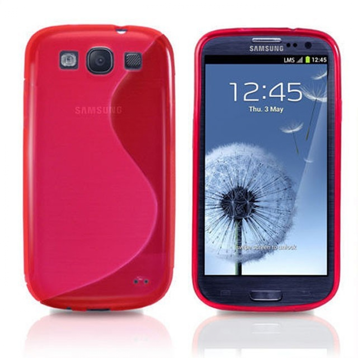 CASEONLINE Pink, Multicolor Backcover, Galaxy S-Line - S3, Samsung,