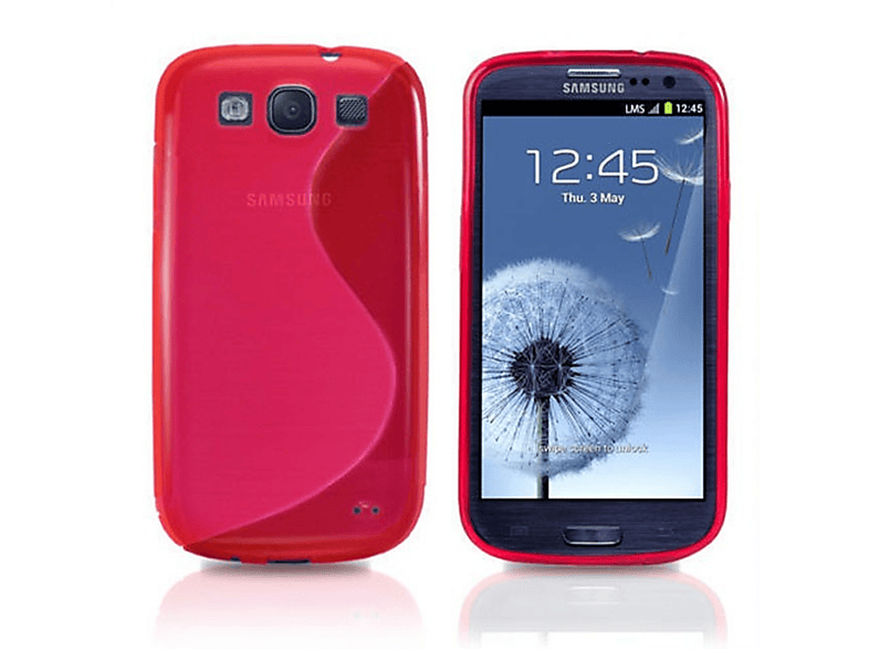 CASEONLINE Pink, Backcover, S-Line Galaxy Samsung, Multicolor - S3,