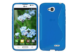 CASEONLINE S-Line - Blau, Backcover, LG, L65, Multicolor