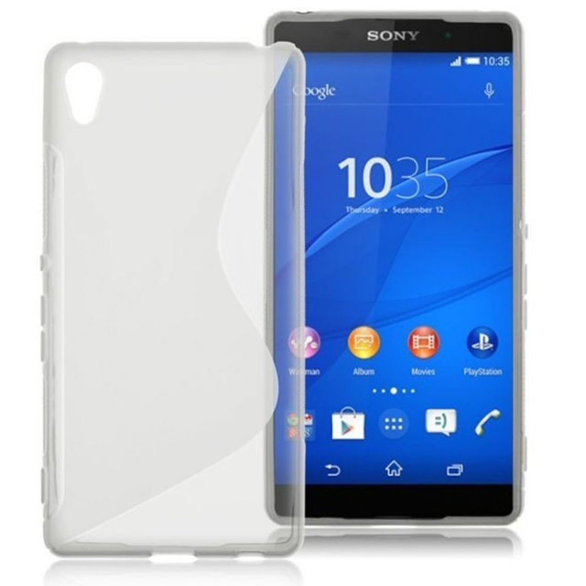 CASEONLINE S-Line - Transparent, Sony, Multicolor Z5, Backcover, Xperia
