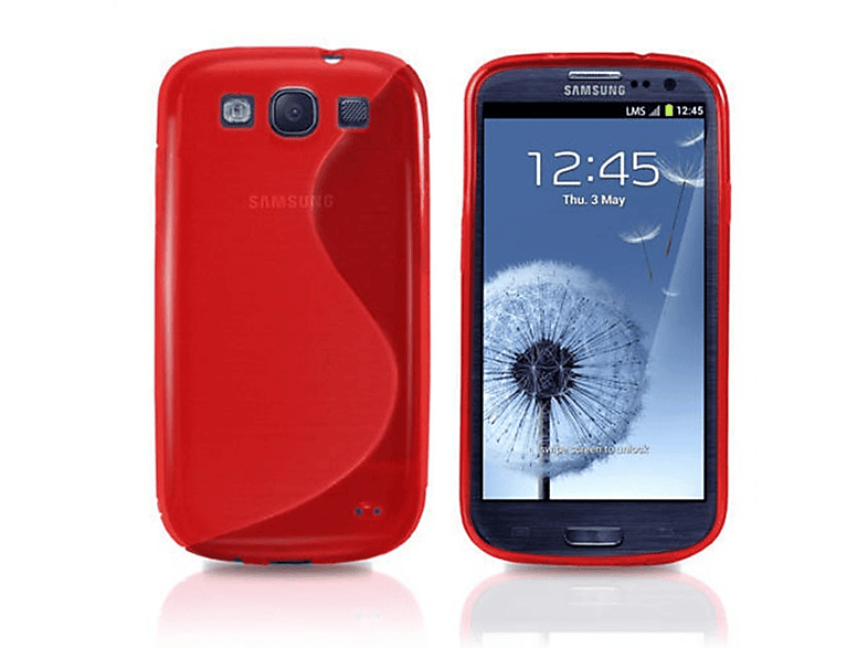 CASEONLINE S-Line - Rot, Backcover, Samsung, Galaxy Grand Duos, Multicolor