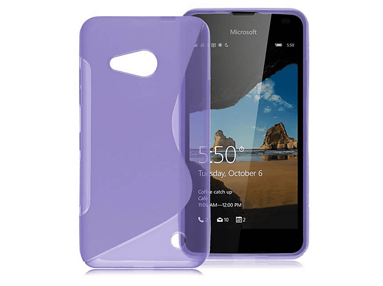CASEONLINE S-Line - Lila, 550, Backcover, Multicolor Lumia Microsoft