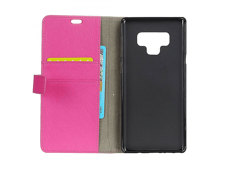 CASEONLINE Klappbare - Pink, Bookcover, Samsung, Galaxy Note 9, Multicolor