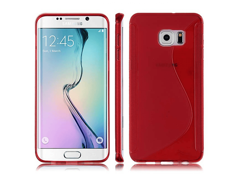 - Rot, Samsung, S-Line Edge, Backcover, Multicolor Galaxy CASEONLINE S6