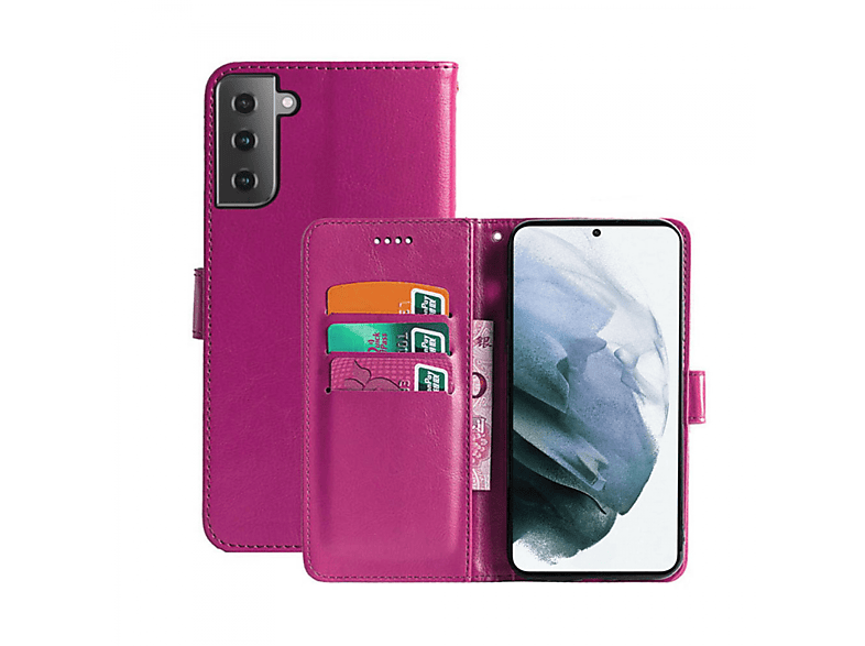 CASEONLINE Klappbare - Pink, Bookcover, Multicolor Galaxy Samsung, S22