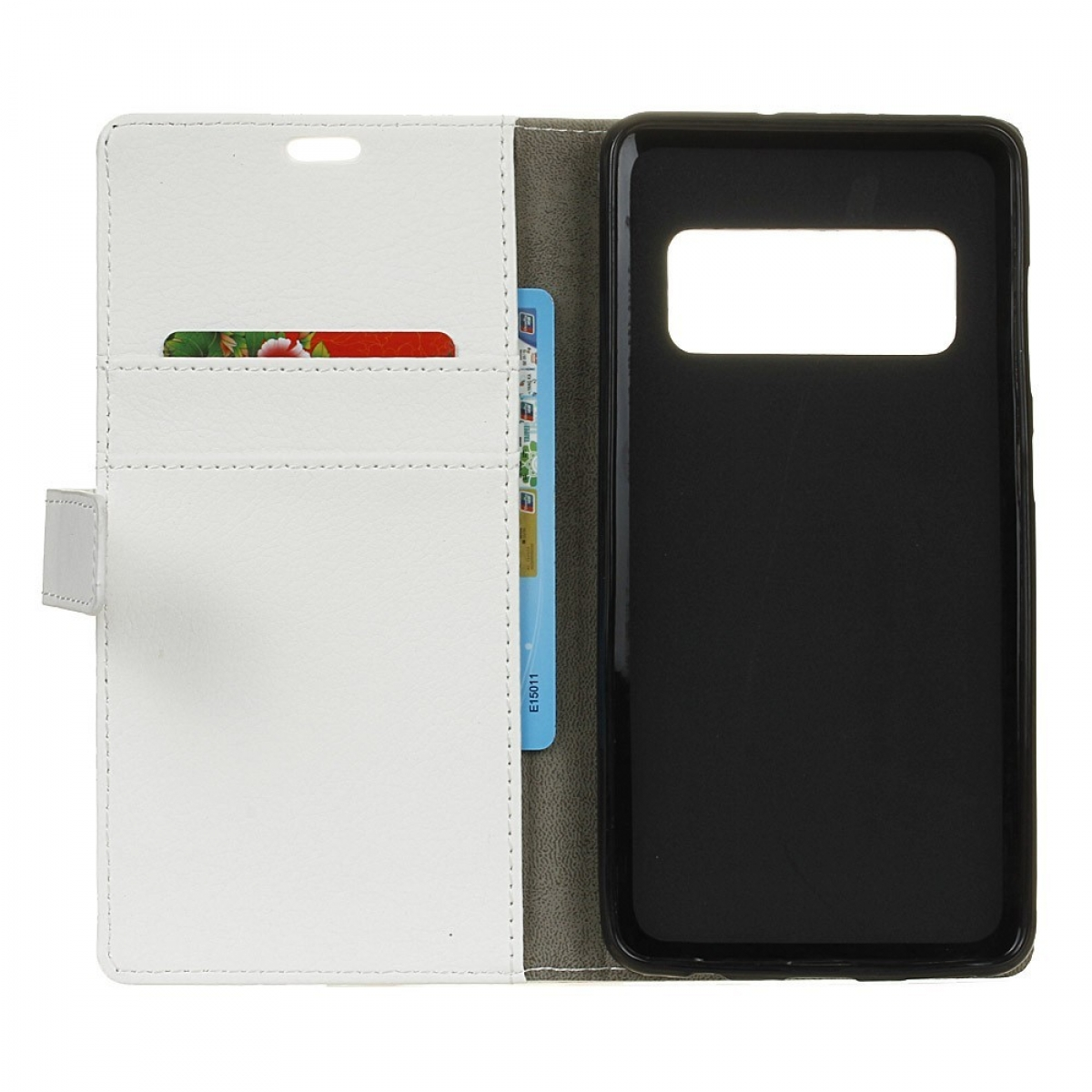CASEONLINE Klappbare Samsung, 8, Multicolor Weiß, Bookcover, - Note Galaxy