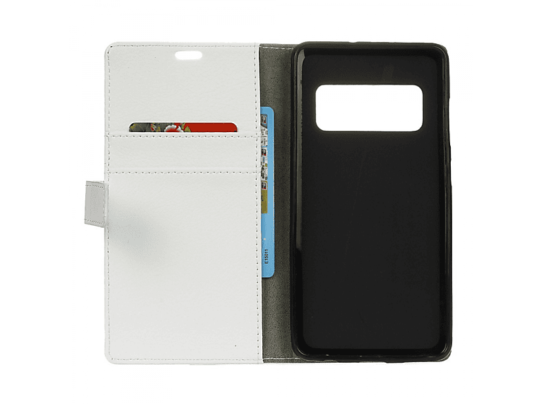 CASEONLINE Klappbare - Weiß, Bookcover, Samsung, Galaxy Note 8, Multicolor