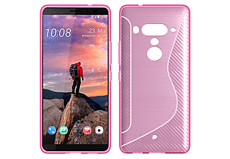 CASEONLINE S-Line - Pink, Backcover, HTC, U12 Plus, Multicolor