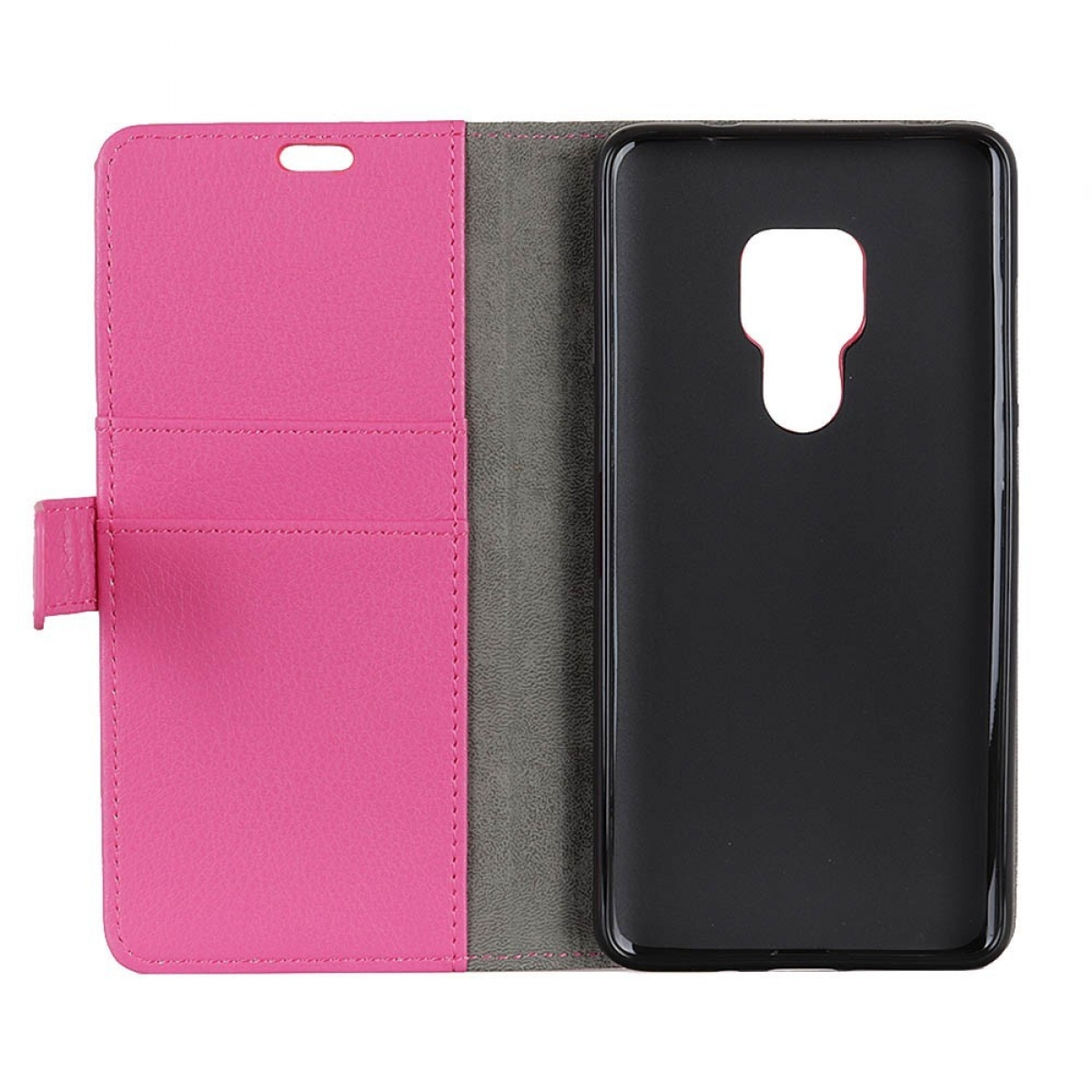 20, Multicolor Huawei, Pink, Klappbare CASEONLINE Bookcover, - Mate