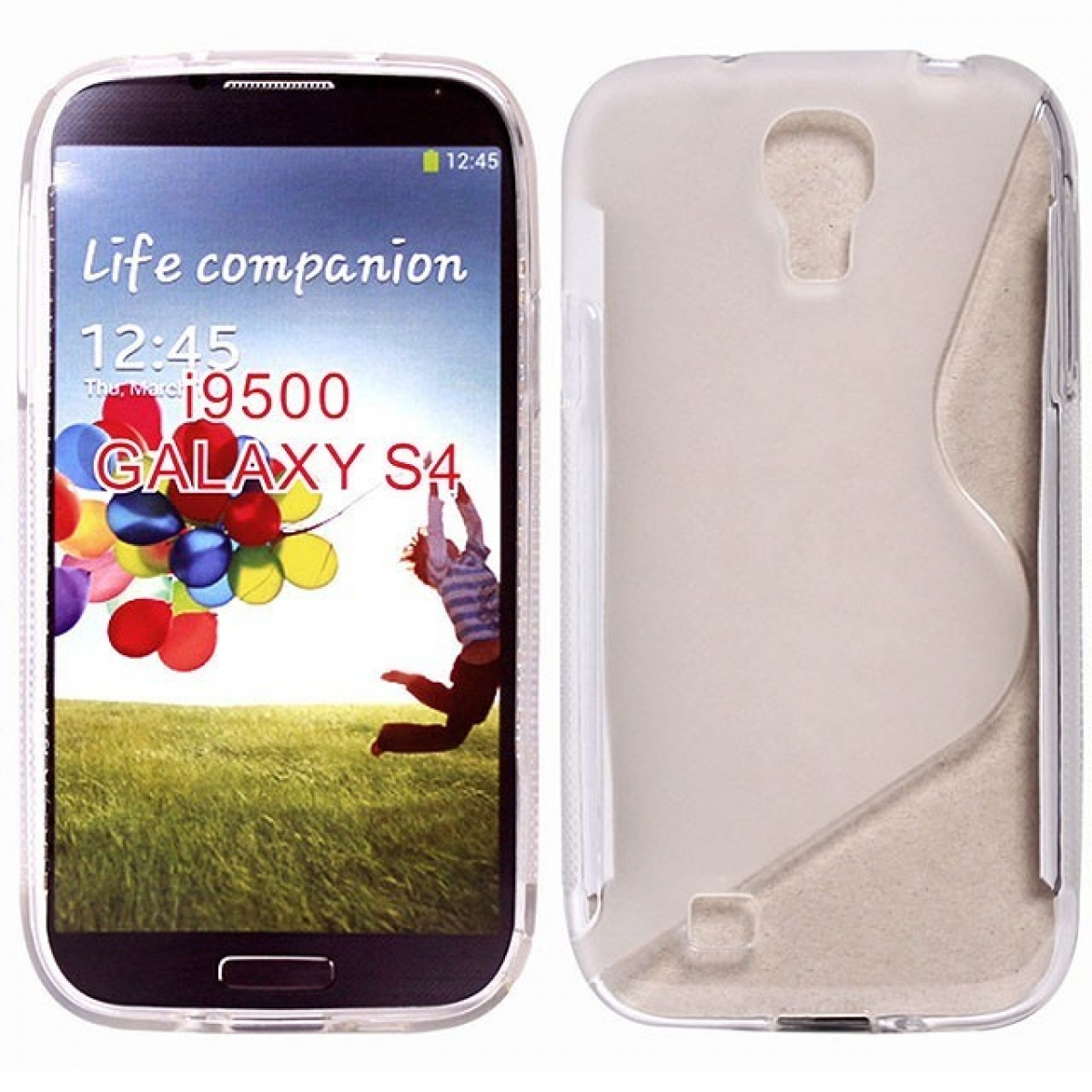 CASEONLINE S-Line - Transparent, Backcover, Multicolor S4, Samsung, Galaxy
