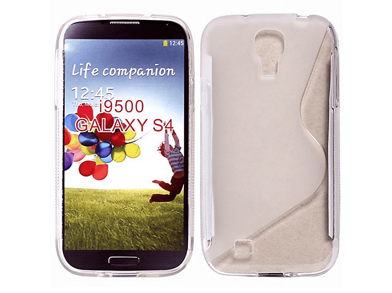 CASEONLINE S-Line - Transparent, Backcover, Multicolor S4, Samsung, Galaxy