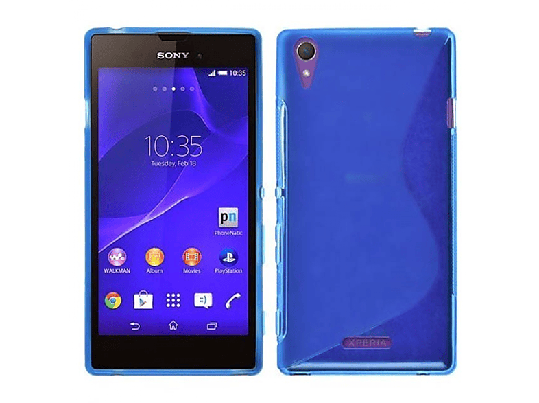 CASEONLINE S-Line - Blau, Backcover, Sony, Xperia T3, Multicolor | Backcover
