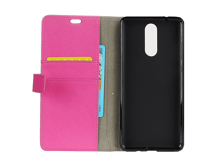 CASEONLINE Pink, Plus, Multicolor Nokia, Bookcover, - 3.1 Klappbare