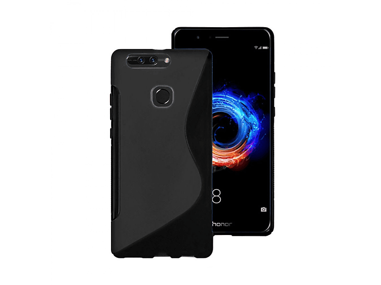 CASEONLINE S-Line - Schwarz, Backcover, Huawei, Honor 8 Pro, Multicolor