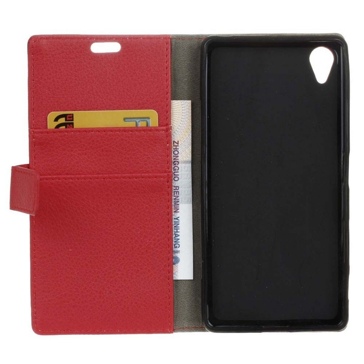 CASEONLINE Klappbare Rot, Live, - Rot Zenfone Asus, Bookcover