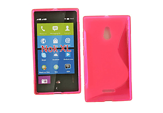 CASEONLINE S-Line, Backcover, Nokia, XL, Pink