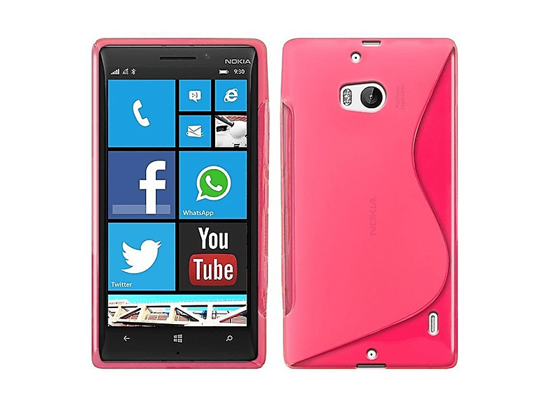 Multicolor Backcover, - Lumia Nokia, CASEONLINE 930, S-Line Pink,