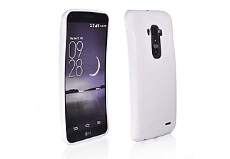 CASEONLINE S-Line - Weiß, Backcover, LG, G Flex, Multicolor