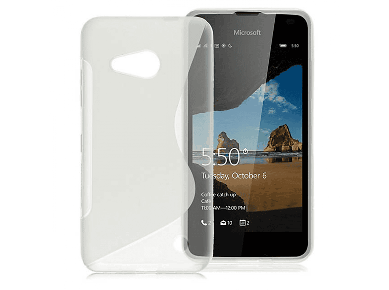 CASEONLINE S-Line Lumia Transparent, 550, - Backcover, Microsoft, Multicolor