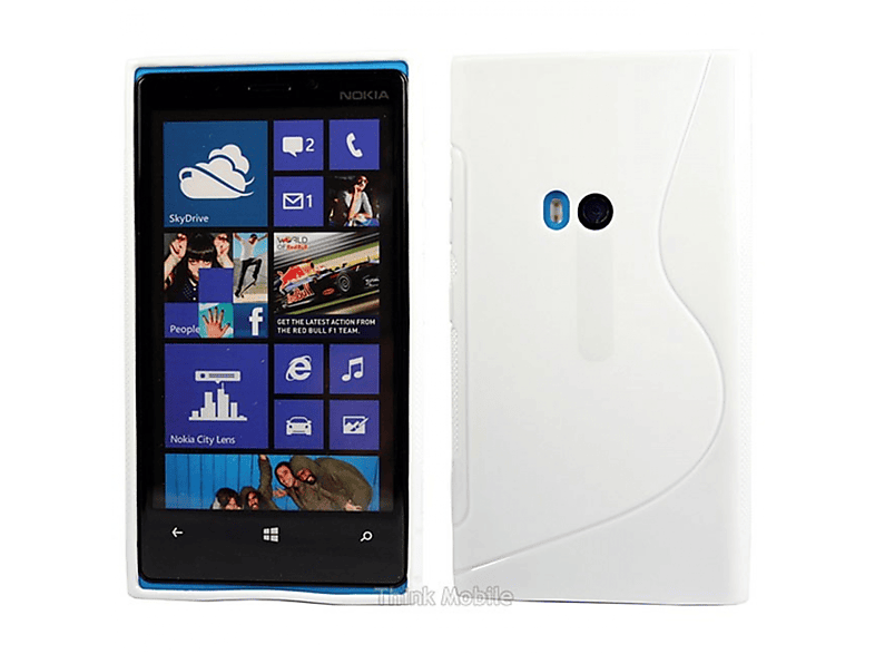 920, Backcover, Lumia Weiß, CASEONLINE - Multicolor Nokia, S-Line