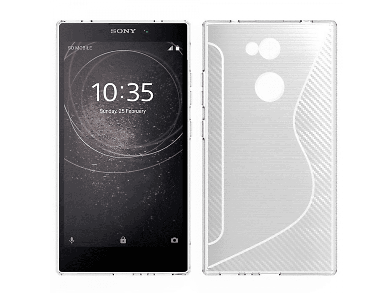 CASEONLINE S-Line - Transparent, Backcover, Sony, Multicolor Xperia L2