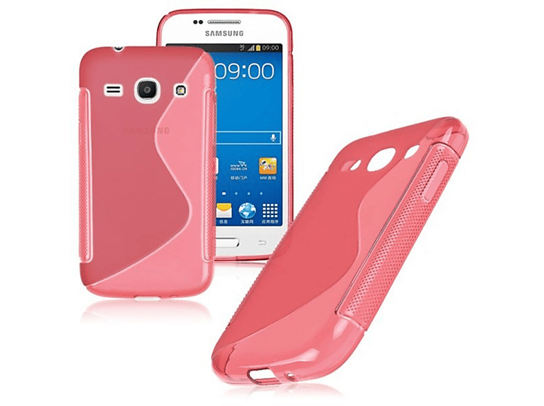 Multicolor Galaxy S-Line - Rot, CASEONLINE Core Samsung, Backcover, LTE,