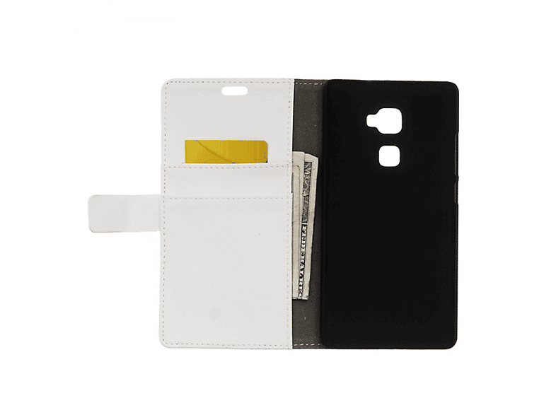 CASEONLINE Klappbare - Weiß, Bookcover, Huawei, Mate S, Multicolor