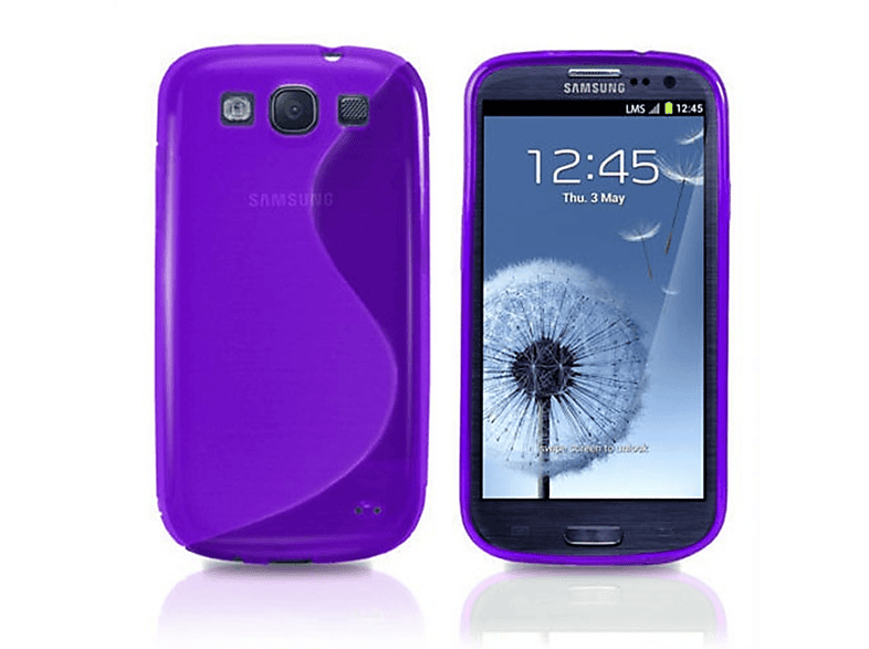 Backcover, CASEONLINE Multicolor Galaxy S-Line Samsung, Duos, Grand - Lila,