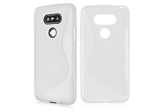 CASEONLINE S-Line - Weiß, Backcover, LG, G5, Multicolor