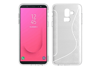 CASEONLINE S-Line - Transparent, Backcover, Samsung, Galaxy J8 (2018), Multicolor