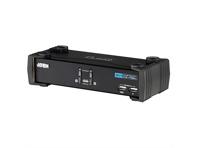 ATEN CS1762A KVM Switch DVI, USB, Audio, USB-Hub, 2 Ports  KVM-Switch, DVI