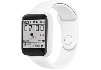 Smartwatch SW-732 Blanco - SW-732W SMARTEK, Pulsera Inteligente Fitness, Monitor de Salud, Notificaciones, Compatible Iphone y Android Blanco | MediaMarkt