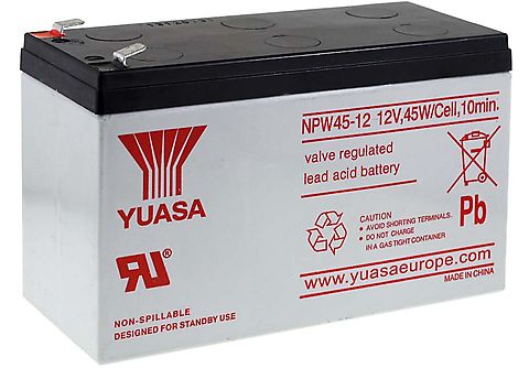 Baterías de Plomo - YUASA YUASA de Batería plomo-sellada NPW45-12