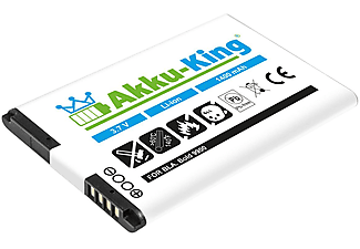AKKU-KING Akku für Blackberry J-M1 Li-Ion Handy-Akku, 3.7 Volt, 1400mAh