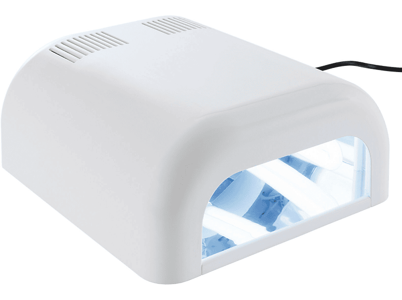 AREBOS UV Lampe inklusive 16 Röhren + 20 Feilen + 4 Buffer 2 x UV-Lichthärtungsgeräte weiß