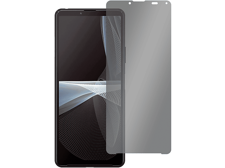 SLABO Blickschutzfolie Displayschutz(für 360° (5G)) Xperia 10 Sony Schwarz View Protection III