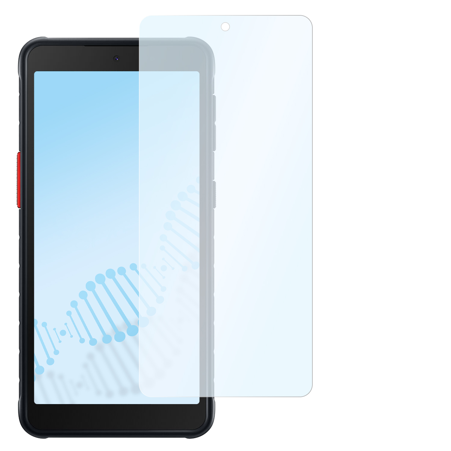 SLABO antibakterielle Galaxy Samsung flexible Displayschutz(für 5) Xcover Hybridglasfolie
