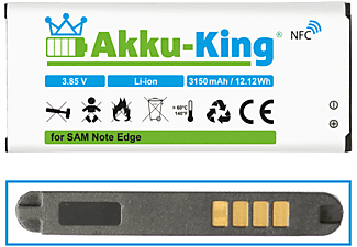 AKKU-KING Akku kompatibel mit Samsung EB-BN915BBC NFC Li-Ion Handy-Akku, 3.85 Volt, 3150mAh