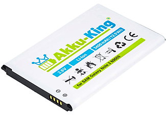 AKKU-KING Akku kompatibel mit Samsung B800BE Li-Ion Handy-Akku, 3.8 Volt, 3400mAh